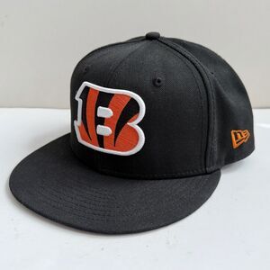 New Era Cincinnati Bengals Black Fitted Hat Size 7 59FIFTY Youth